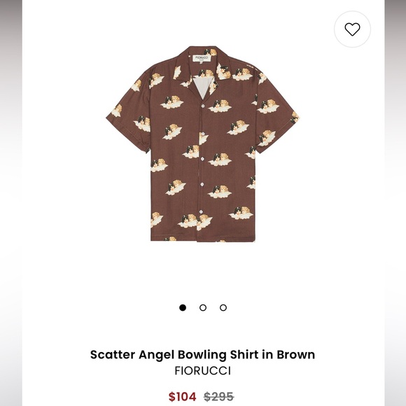 Scatter Angel Bowling Shirt in Brown
FIORUCCI - Picture 4 of 4